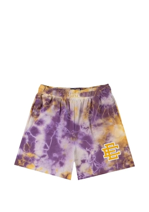 ERIC EMANUEL tie-dye mesh shorts - Purple