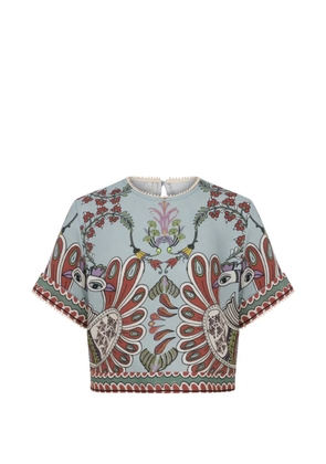 LUG VON SIGA Dakota graphic-print top - Blue