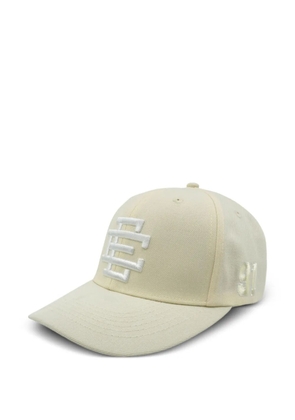 ERIC EMANUEL logo-embroidered 6-panel baseball cap - White