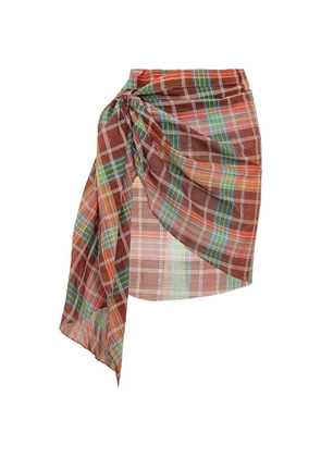 Kate Cate sarong short skirt - Red
