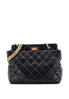 CHANEL Pre-Owned Reissue Quilted Aged Calfskin Large tote bag - Black