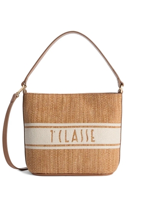 ALVIERO MARTINI 1° CLASSE 1ª Classe logo-print shoulder bag - Neutrals