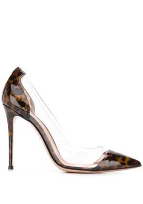 Gianvito Rossi Plexi 105mm pumps - Neutrals
