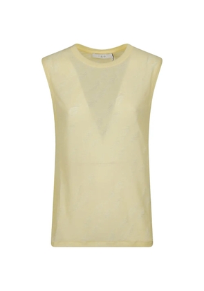 IRO Gloriana distressed sleeveless top - Yellow
