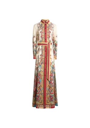 ETRO paisley-print cotton maxi dress - Neutrals
