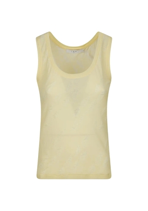 IRO distressed-effect tank top - Yellow