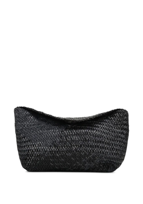 DRAGON DIFFUSION Corsina woven leather shoulder bag - Black