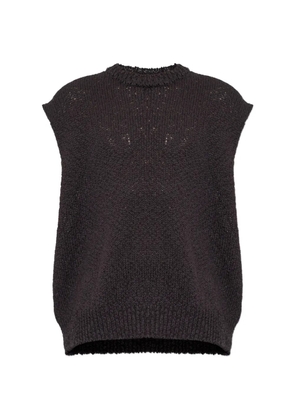 Homme Plissé Issey Miyake Risotto sleeveless sweater - Brown