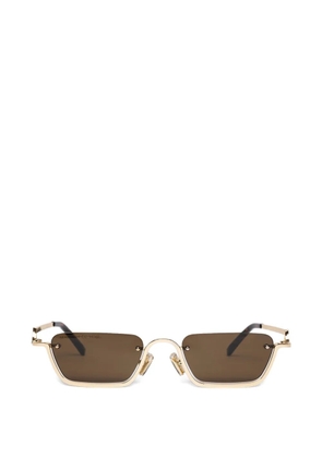 Manière De Voir Kai rectangle-frame sunglasses - Gold