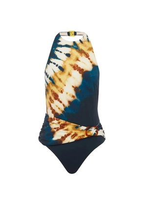 ALEMAIS Martine tie-dye swimsuit - Blue