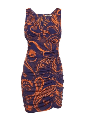 Roberto Cavalli Vintage paisley-print dress - Purple