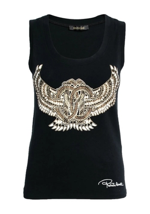 Roberto Cavalli Vintage pre-owned eagle-logo tank top - Black