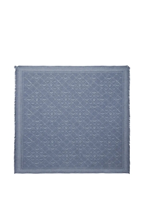 Zadig&Voltaire Liz monogram-print scarf - Blue