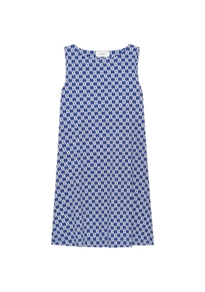 MALIPARMI Diamond Glow patterned mini dress - Blue