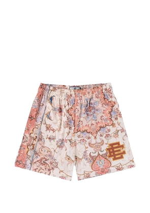 ERIC EMANUEL EE Basic paisley-print shorts - Neutrals