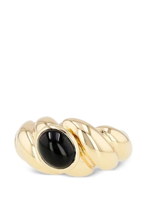 Van Cleef & Arpels 1980 onyx twisted ring - Gold