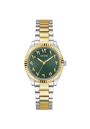 GUESS USA Luna Fluted 36mm watch - Green
