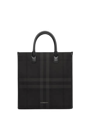 Burberry signature check tote bag - Black