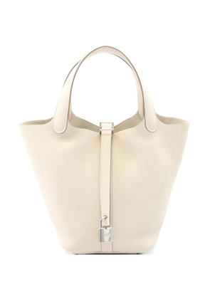 Hermès Pre-Owned 2025 Picotin Lock Clemence shoulder bag - Neutrals