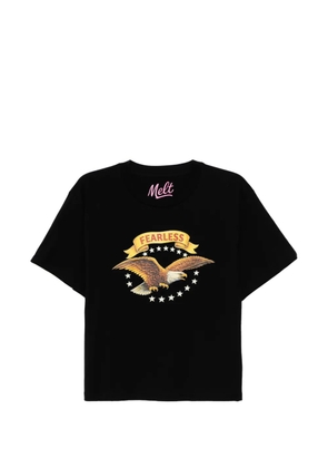 Melt eagle-print T-shirt - Black