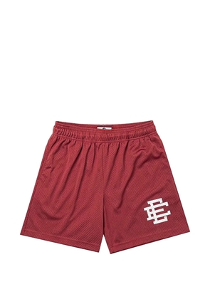 ERIC EMANUEL EE logo-print mesh shorts - Red