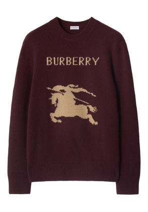 Burberry Equestrian Knight-motif sweater - Brown