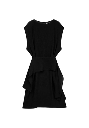 TOMBOY draped wrap dress - Black