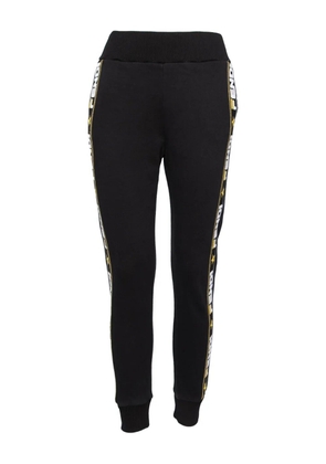 Fendi Pre-Owned logo tape track pants - Black