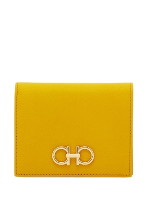 Ferragamo Gancini compact wallet - Yellow