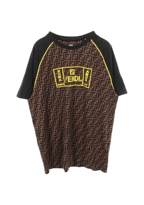 Fendi Pre-Owned 2010s Zucca print t-shirt - Brown