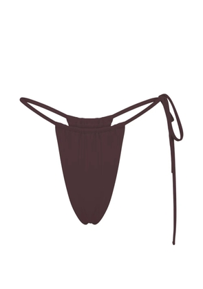 Myra Swim Kyle side-tie bikini bottoms - Brown