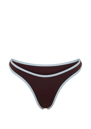 Myra Swim Cindy contrasting bikini bottoms - Brown