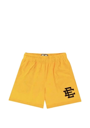 ERIC EMANUEL mesh texture shorts - Yellow