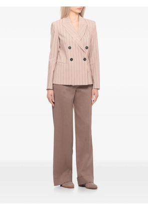 D.Exterior pinstripe sequin-embellished jacket - Pink
