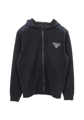 Prada Pre-Owned 2000s color-block hoodie - Blue