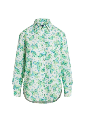 Polo Ralph Lauren butterfly-print shirt - White