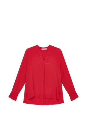 MALIPARMI fluid V-neck blouse - Red