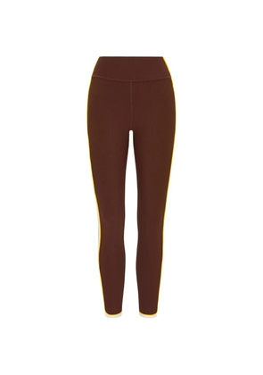 The Upside Rhythm side-stripe leggings - Brown
