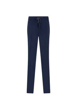 slowear drawstring elasticated-waist trousers - Blue