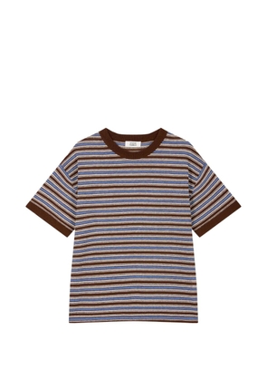 TOMBOY striped short-sleeved T-shirt - Brown
