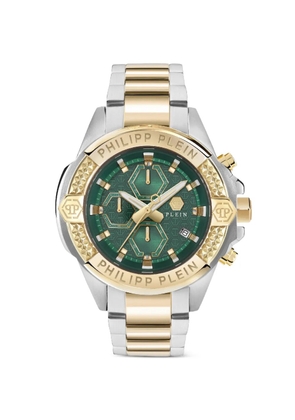 Philipp Plein $kull Chrono 44mm watch - Green