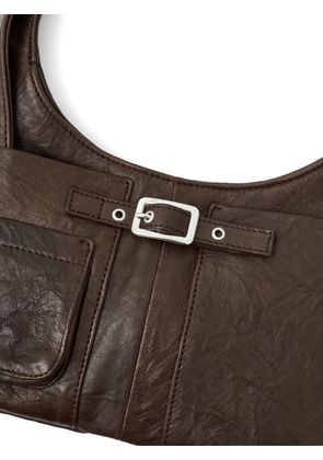 Gimaguas Nicole leather tote bag - Brown