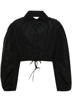 Jil Sander pleated blouse - Black