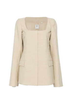 CALVIN KLEIN COLLECTION Camille square-neck jacket - Neutrals