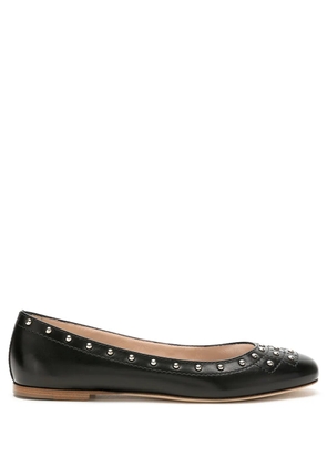 Tod's studded ballerina shoes - Black