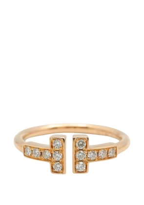 Tiffany & Co. Pre-Owned 2020s T-wire diamond ring - Pink