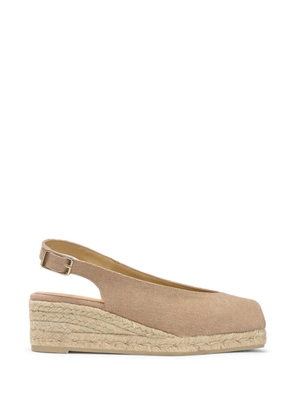 Castañer Dosalia buckle-fastening peep-toe espadrilles - Neutrals
