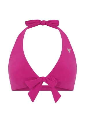 GUESS USA halterneck bow-detail bikini - Pink
