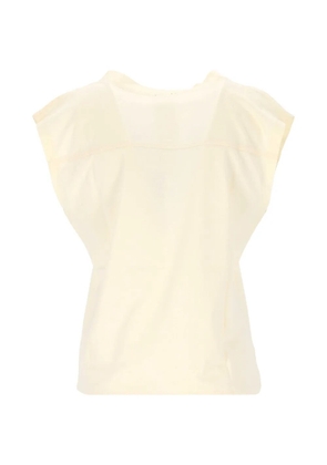 Pennyblack V-neck cap-sleeve t-shirt - Neutrals