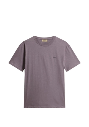 Woolrich logo-print T-shirt - Purple